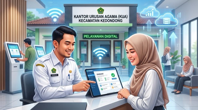 Digitalisasi Layanan: Upaya KUA Kedondong Tingkatkan Pelayanan Publik